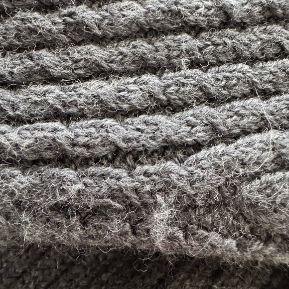 Carlisle Collection Cardigan long gray merino wool small - Picture 7 of 9